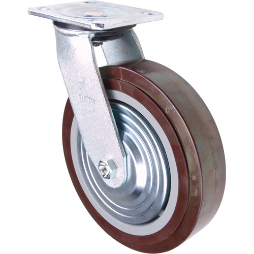 Caster, Swivel, 8" (203.2 mm), Polyurethane, 1000 lbs. (453.6 kg.) M & M Nord Ouest Inc