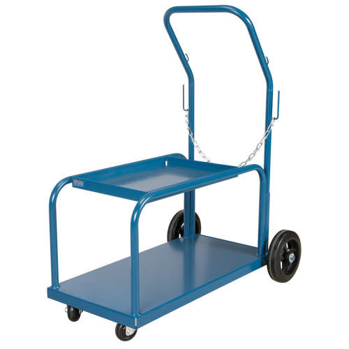 Mini-MIG Welding Cart, Rubber Wheels, 18" W x 36" L Base, 1000 lbs. M & M Nord Ouest Inc