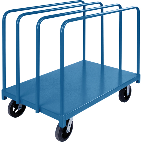 Single Level Rails Heavy-Duty Panel Mover Truck, 48" x 30" x 45", 2000 lbs. Capacity M & M Nord Ouest Inc
