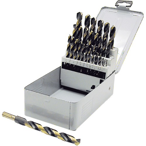 BG29RS Premium JET-KUT B & G Reduced Shank Drill Bit Set, 29 Pieces, High Speed Steel M & M Nord Ouest Inc