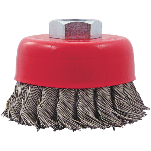 CK3201T Brosse fils nou&eacute;s torsad&eacute;s, 3" dia. x 5/8"-11 arbre M & M Nord Ouest Inc