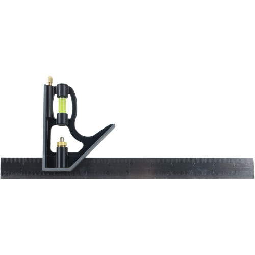 &eacute;querre combin&eacute;e, 12" lo, Acier inoxydable, Ordinaire M & M Nord Ouest Inc