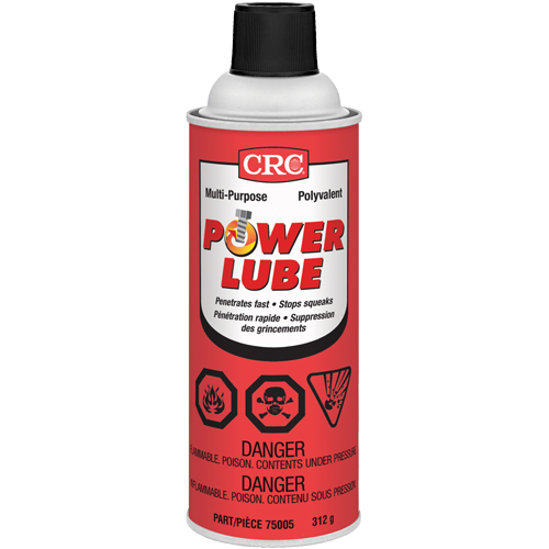 Power Lube Multi-Purpose Lubricant, Aerosol Can M & M Nord Ouest Inc