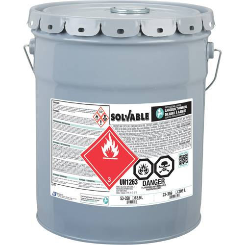 Diluant pour laque de calibre professionnel, Seau, 18,9 L M & M Nord Ouest Inc