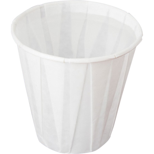 Gobelet pliss&eacute;, Papier, 5 oz, Blanc M & M Nord Ouest Inc