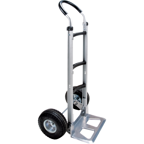 Knocked Down Hand Truck, Continuous Handle, Aluminum, 49-5/8" Height, 500 lbs. Capacity M & M Nord Ouest Inc