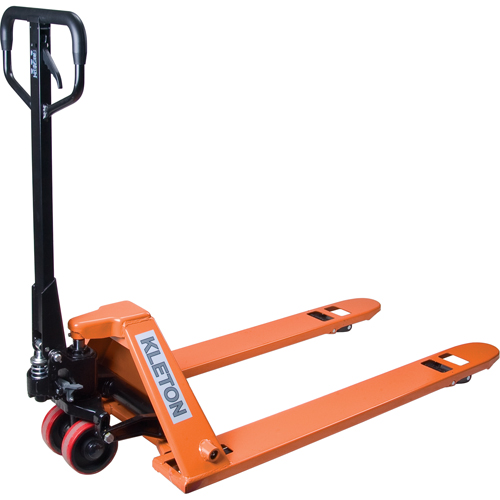 Low Profile Hydraulic Pallet Trucks, 48" L x 27" W, 3300 lbs. Cap. M & M Nord Ouest Inc