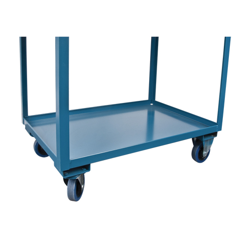 Chariots de service &agrave; bordure profonde, 2 Tiers, 24" la x 47" h x 36" p, Capacit&eacute; 1200 lb M & M Nord Ouest Inc