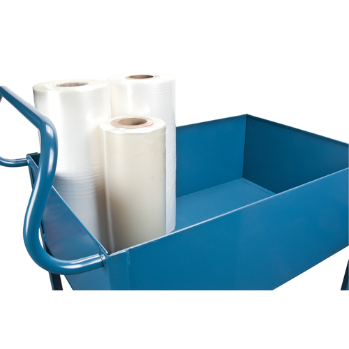 Deep Lipped Service Cart, 2 Tiers, 24" W x 47" H x 36" D, 1200 lbs. Capacity M & M Nord Ouest Inc