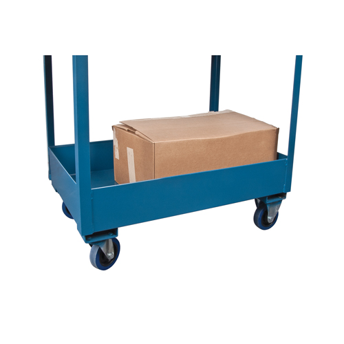 Deep Lipped Service Cart, 2 Tiers, 24" W x 47" H x 36" D, 1200 lbs. Capacity M & M Nord Ouest Inc