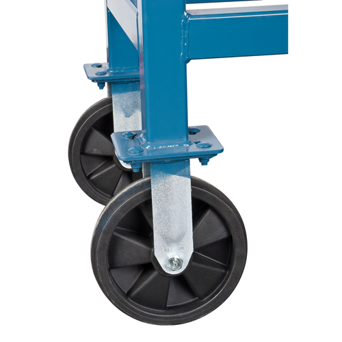 Elevated Platform Trucks, 60" L x 30" W, 2000 lbs. Capacity, Nylon Casters M & M Nord Ouest Inc