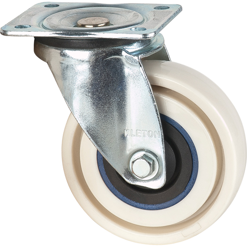 Roulettes sandwich, Pivotant, 5" (127 mm), Nylon, 440 lb (199,58 kg) M & M Nord Ouest Inc