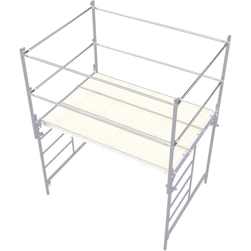 Accessoires pour &eacute;chafaudage - Barre de retenue, Barre de retenue, 2" la x 84" h M & M Nord Ouest Inc