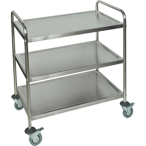 Shelf Cart, 3 Tiers, 21" W x 37" H x 23-1/2" D, 200 lbs. Capacity M & M Nord Ouest Inc
