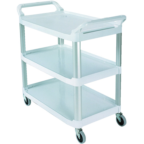 Open-Sided Shelf Cart, 3 Tiers, 40" x 37" x 20", 300 lbs. Capacity M & M Nord Ouest Inc
