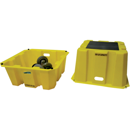 Escabeaux emboîtables industriels, 25" x 25" x Hauteur 10-1/2" M & M Nord Ouest Inc