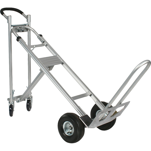 Three-Position Spartan III Convertible Hand Truck, Aluminum, 750 lbs. Capacity M & M Nord Ouest Inc