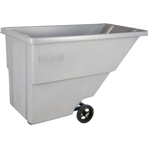 Tilt Truck, Polyethylene, 0.625 cu. yd., 500 lbs. Load Capacity M & M Nord Ouest Inc