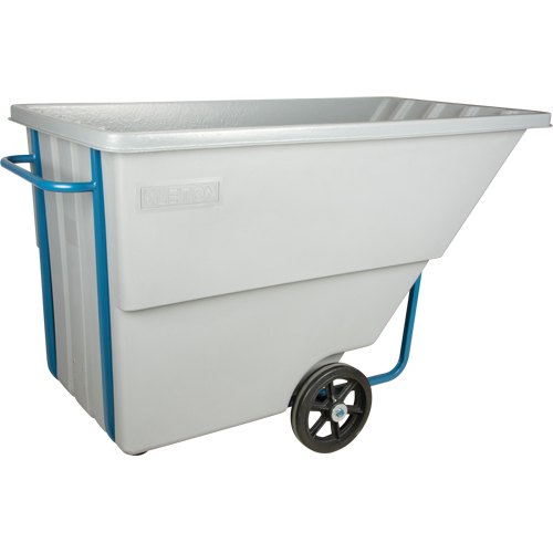 Tilt Truck, Polyethylene, 1.1 cu. yd., 1250 lbs. Load Capacity M & M Nord Ouest Inc