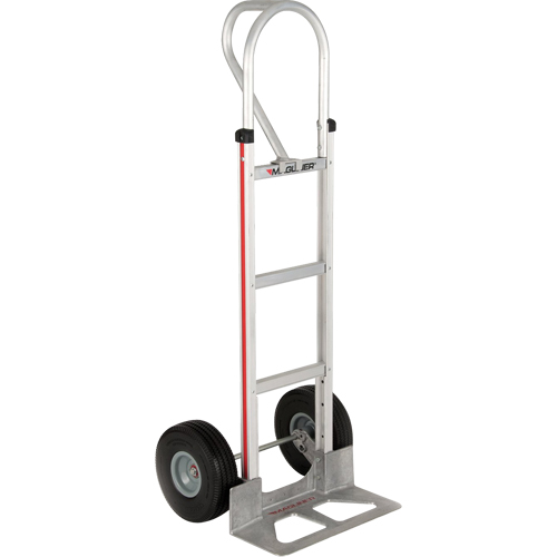 Straight Back Hand Truck, P-Handle Handle, Aluminum, 52" Height, 500 lbs. Capacity M & M Nord Ouest Inc