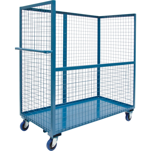 Chariot grillag&eacute; pour transport , Acier, 24" x 55" x 48", Capacit&eacute; 2400 lb M & M Nord Ouest Inc