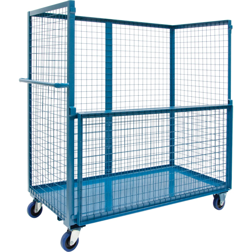 Chariot grillag&eacute; pour transport , Acier, 24" x 55" x 36", Capacit&eacute; 2400 lb M & M Nord Ouest Inc