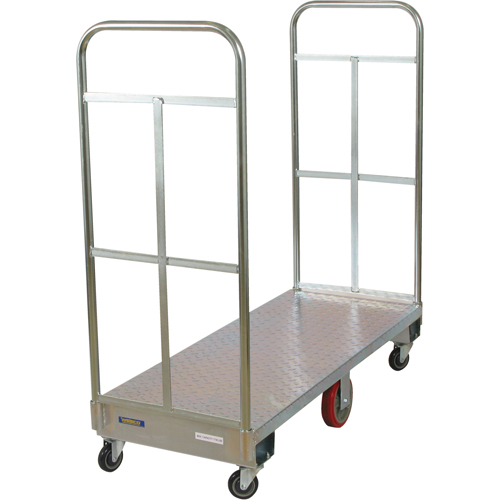 U-Boat Platform Truck, 60" L x 24" W, 1750 lbs. Capacity, Polyurethane Casters M & M Nord Ouest Inc