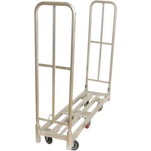 U-Boat Platform Truck, 59-1/2" L x 16" W, 1750 lbs. Capacity, Polyurethane Casters M & M Nord Ouest Inc
