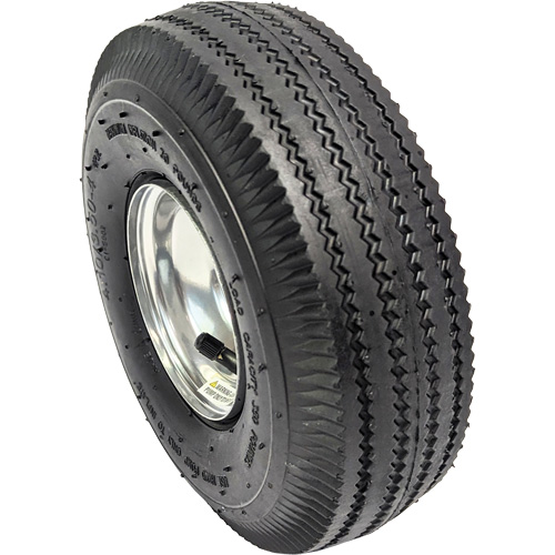 Roue pneumatique de rechange pour diable, 10" (254 mm), Capacit&eacute; de 350 lb M & M Nord Ouest Inc