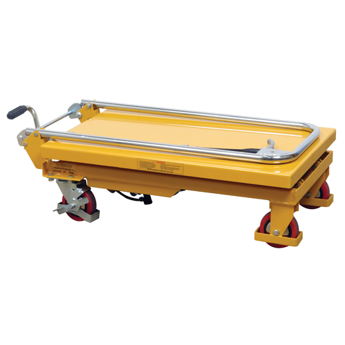 Hydraulic Scissor Lift Table, 17.75" L x 27.5" W/27-1/2" L x 17-3/4" W, Steel, 330 lbs. Capacity M & M Nord Ouest Inc