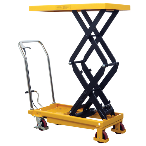 Table &eacute;l&eacute;vatrice &agrave; ciseaux hydraulique, 19,5" lo x 35,5" la/35-1/2" lo x 19-1/2" la, Acier, Capacit&eacute; 770 lb M & M Nord Ouest Inc