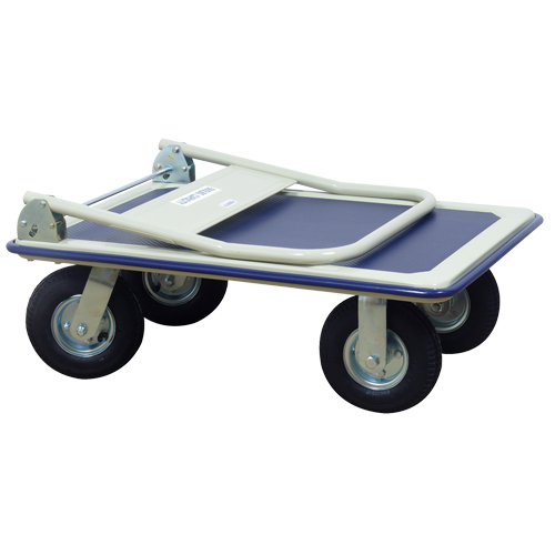 Folding Handle Platform Truck, Steel, 660 lbs., 35" L x 23" W, 43.5" High M & M Nord Ouest Inc
