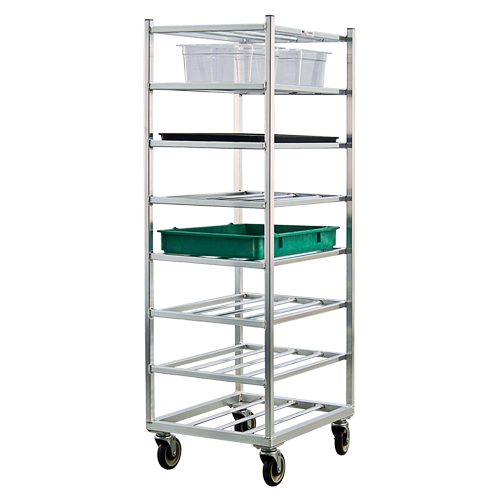 Shelf Cart, 8 Tiers, 20-7/8" W x 67" H x 27" D, 600 lbs. Capacity M & M Nord Ouest Inc