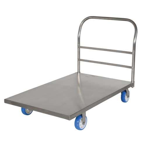 Platform Truck, 48" L x 30" W, 2000 lbs. Capacity, Polyurethane Casters M & M Nord Ouest Inc