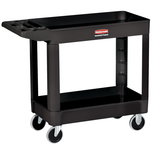 Heavy-Duty Utility Cart - 4520-89, 2 Tiers, 25-7/8" x 33-1/4" x 45-1/4", 500 lbs. Capacity M & M Nord Ouest Inc