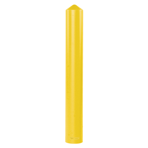 Smooth Bollard Cover, 8" Dia. x 56" L, Yellow M & M Nord Ouest Inc
