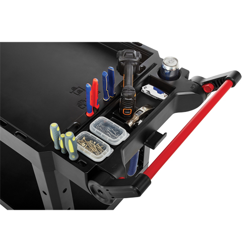 Heavy-Duty Adaptable Utility Cart, 2 Tiers, 17-3/4" x 36" x 46-1/5", 500 lbs. Capacity M & M Nord Ouest Inc