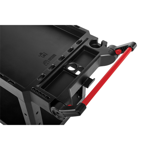 Heavy-Duty Adaptable Utility Cart, 2 Tiers, 17-3/4" x 36" x 46-1/5", 500 lbs. Capacity M & M Nord Ouest Inc