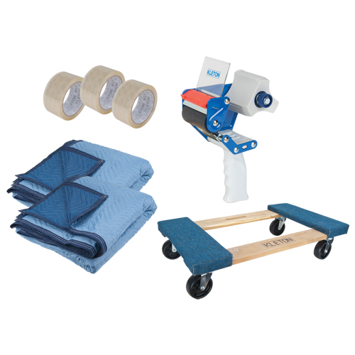 Moving Kit, Wood Frame, 18" W x 30" L, 1000 lbs. Capacity M & M Nord Ouest Inc