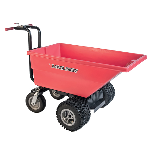 Chariot &agrave; bascule motoris&eacute;, Capacit&eacute; 6 cu.ft., 40" h x 33-1/2" la x 56" p M & M Nord Ouest Inc