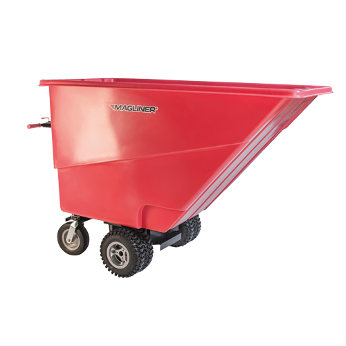 Chariot &agrave; bascule motoris&eacute;, Capacit&eacute; 27 cu. ft., 51" h x 81" la x 33" p M & M Nord Ouest Inc