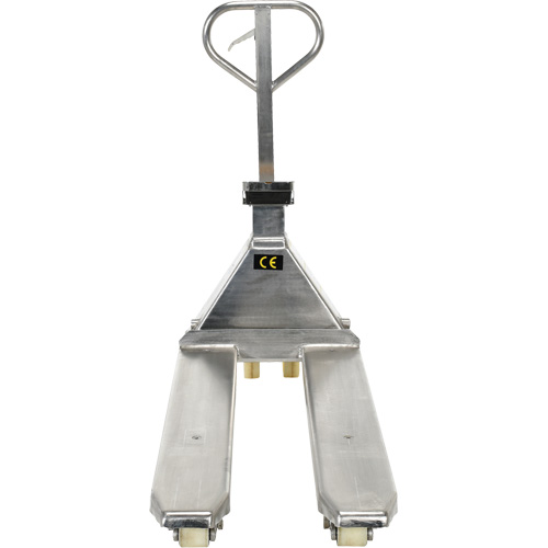 Scale Pallet Truck, 45.69" L x 21.875" W, 5000 lbs. Cap. M & M Nord Ouest Inc