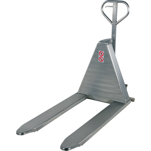 Pallet Lift Table, 45" L x 26-3/4" W, Stainless Steel, 2000 lbs. Capacity M & M Nord Ouest Inc