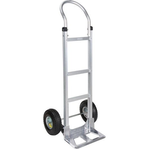 Knocked Down Hand Truck, Continuous Handle, Aluminum, 49-5/8" Height, 500 lbs. Capacity M & M Nord Ouest Inc