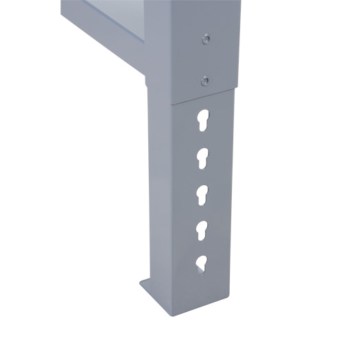 Pattes d'&eacute;tabli pour service industriel, Acier, 24" p x 34" h, Simple M & M Nord Ouest Inc