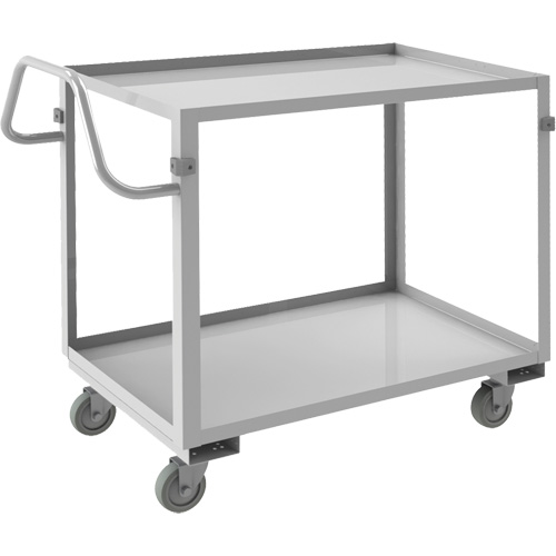 Chariot avec tablettes de calibre industriel, 2 Tiers, 22-1/2" la x 36-1/2" h x 42-7/16" p, Capacit&eacute; 600 lb M & M Nord Ouest Inc