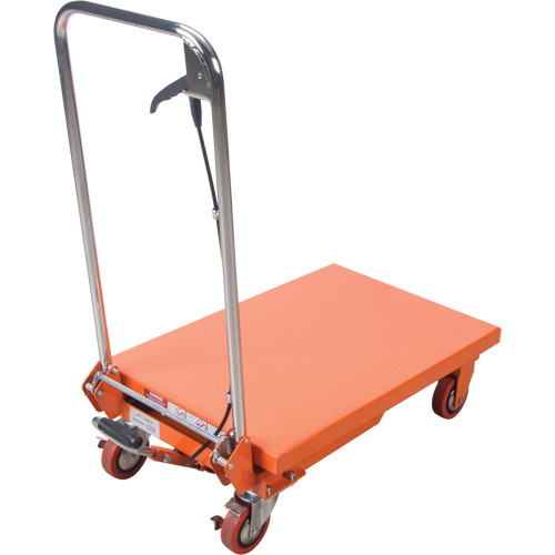 Hydraulic Scissor Lift Table, 27-1/2" L x 17-3/4" W, Steel, 330 lbs. Capacity M & M Nord Ouest Inc