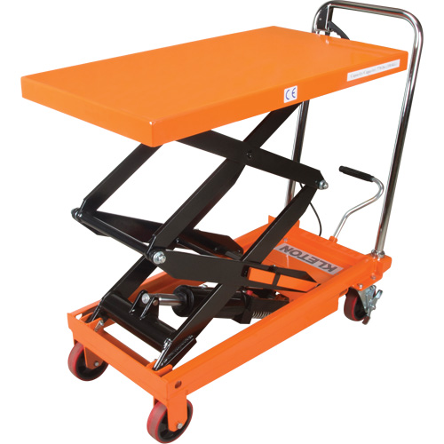 Table &eacute;l&eacute;vatrice &agrave; ciseaux hydraulique, 35-3/4" lo x 19-3/4" la, Acier, Capacit&eacute; 770 lb M & M Nord Ouest Inc