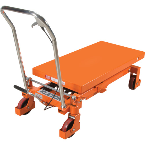 Hydraulic Scissor Lift Table, 40" L x 20 " W, Steel, 2200 lbs. Capacity M & M Nord Ouest Inc