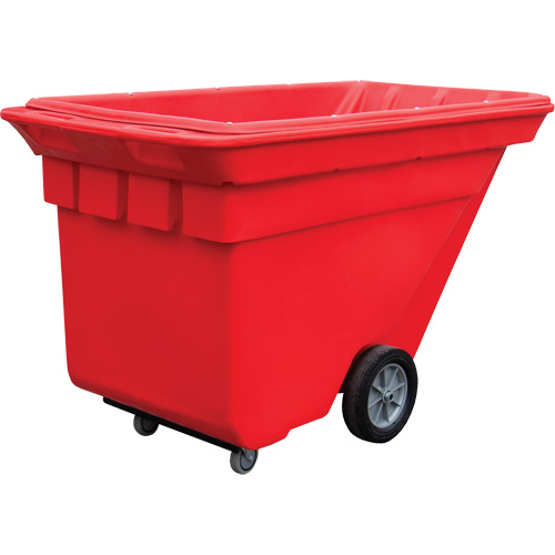 Techtruck Tilt Truck, Polyethylene, 5/8 cu. yd., 1000 lbs. Load Capacity M & M Nord Ouest Inc